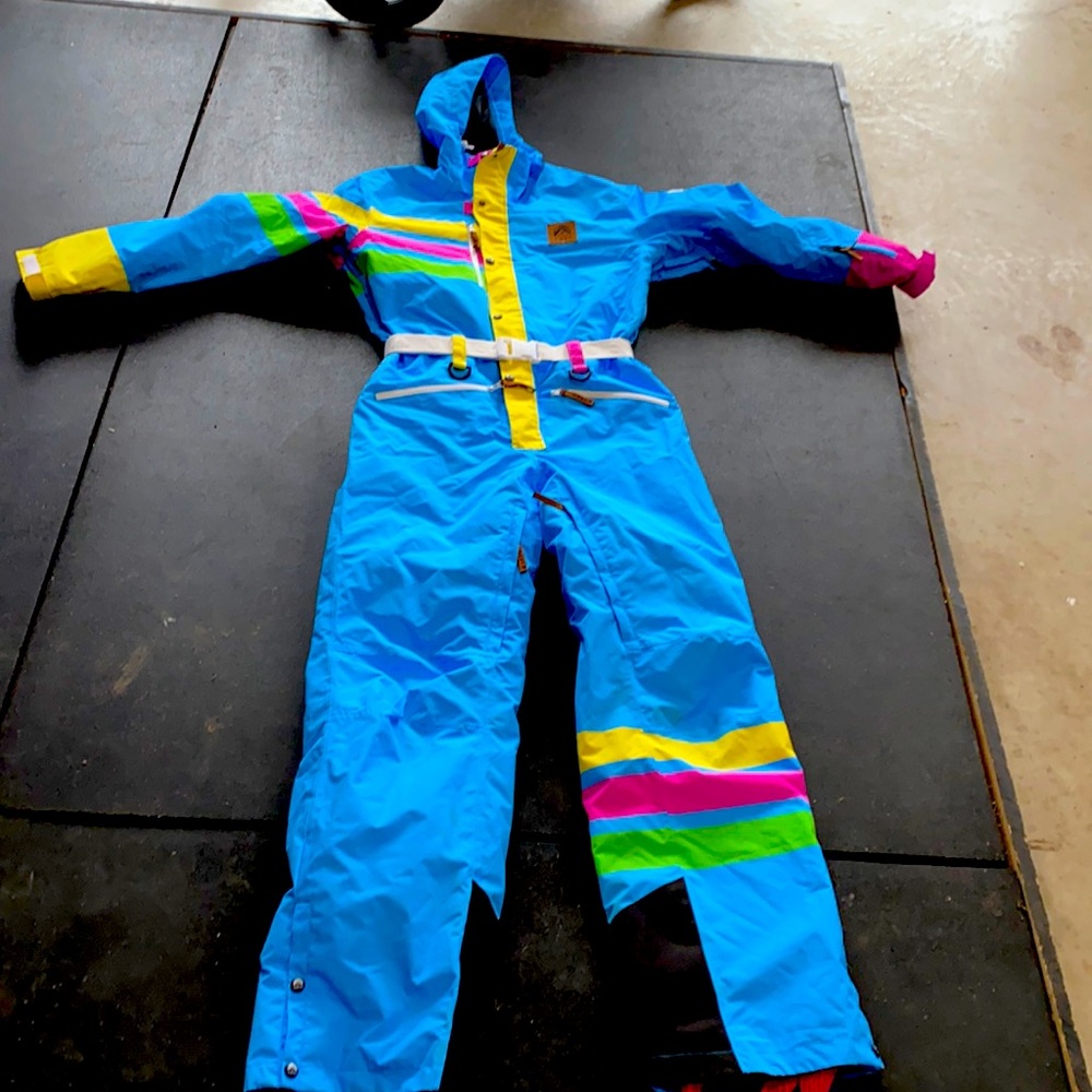 Shinesty - The Bluebird OOSC unisex 80s retro ski suit/onesie